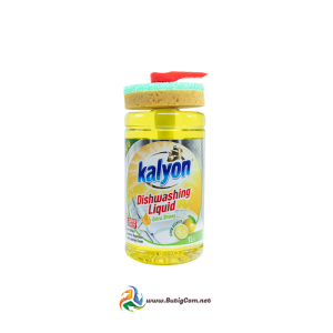 Kalyon Lavaplatos Limón con Esponja 1lt