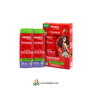 Nevada Set Capilar Frutipop Fresa 2pza 300ml