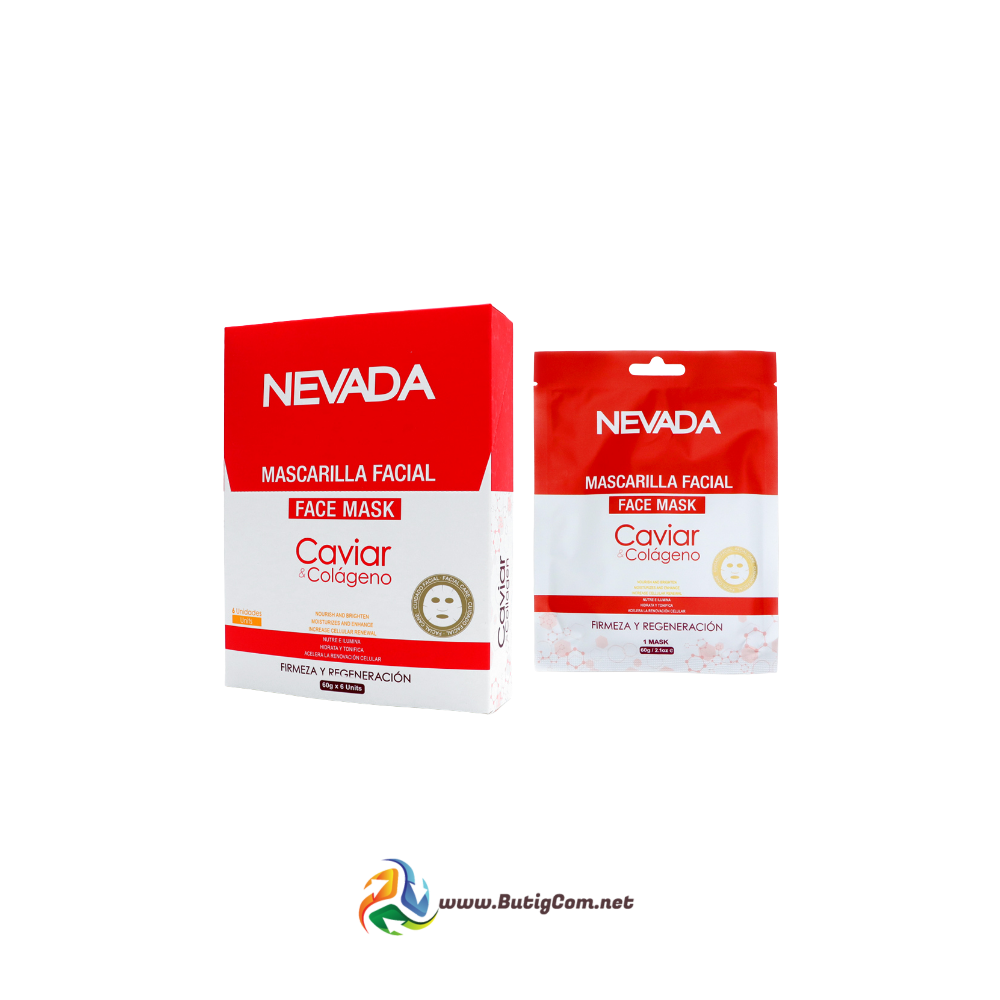 Nevada Máscara Facial Colágeno & Caviar 1pza
