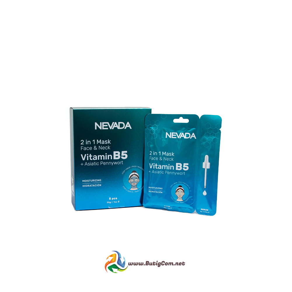 Nevada Mascara Facial Vitamina B5+Serum 1pza