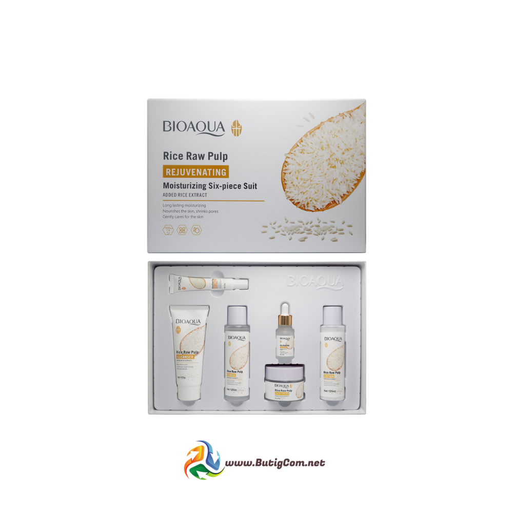 BioAgua Set Facial Arros 6pza