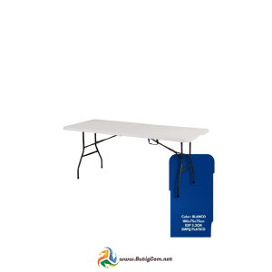 Mesa 6' Plegable de Plástico Blanco
