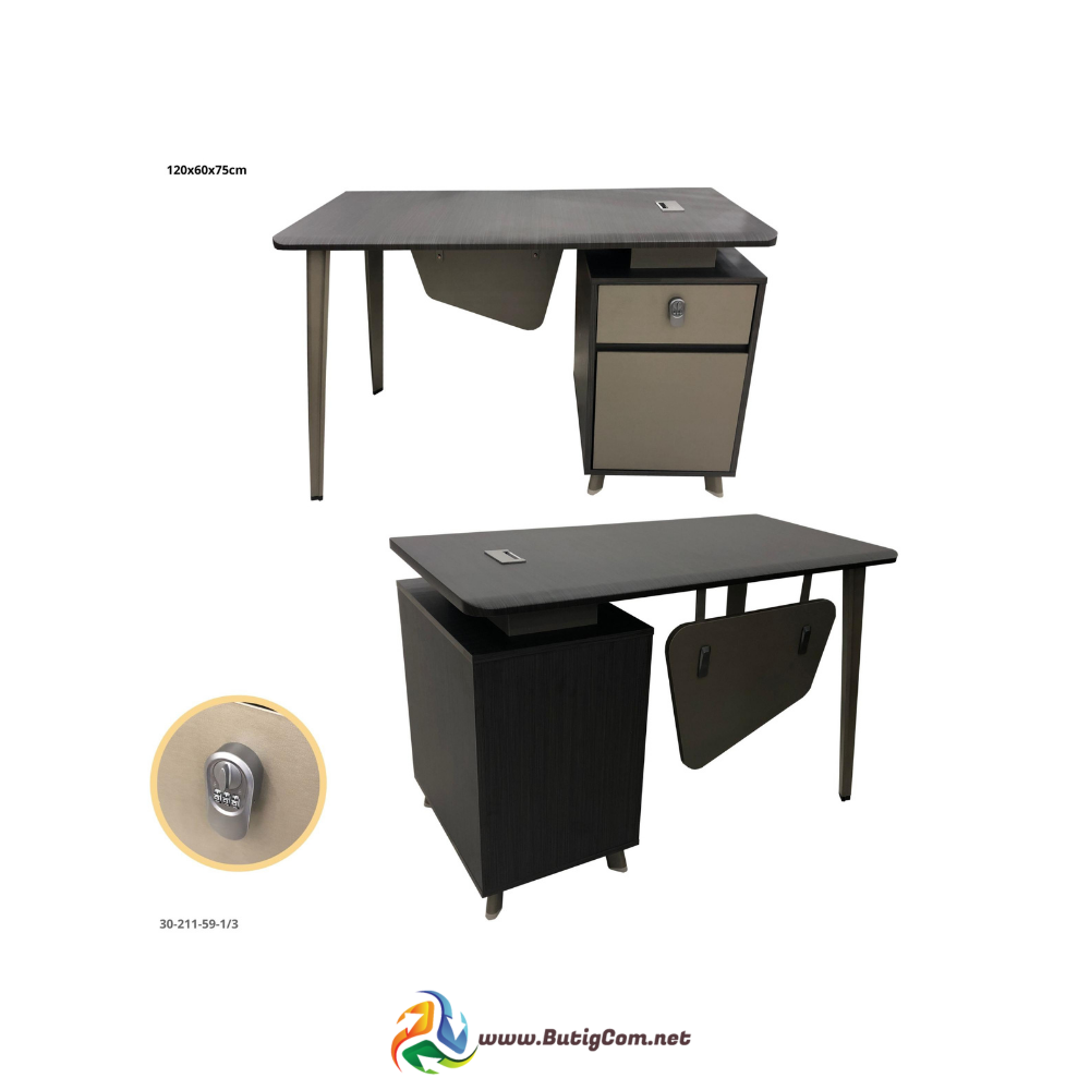 Escritorio 120x60x75 cm con Gabinete