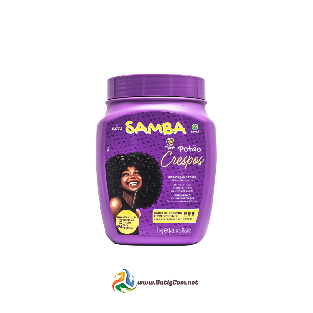 Samba Tratamientos 2 En 1 Crespos 1kg